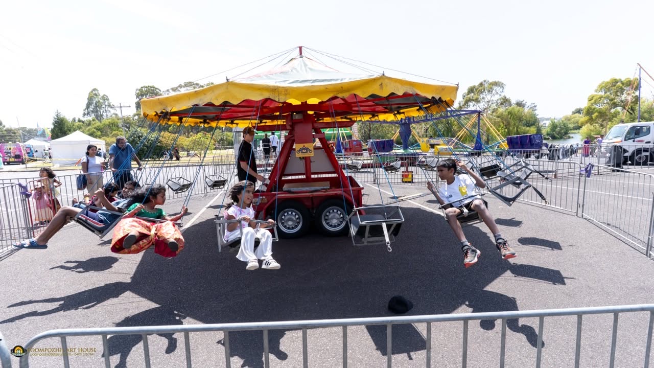 Families enjoying Tamil Festival Australia
